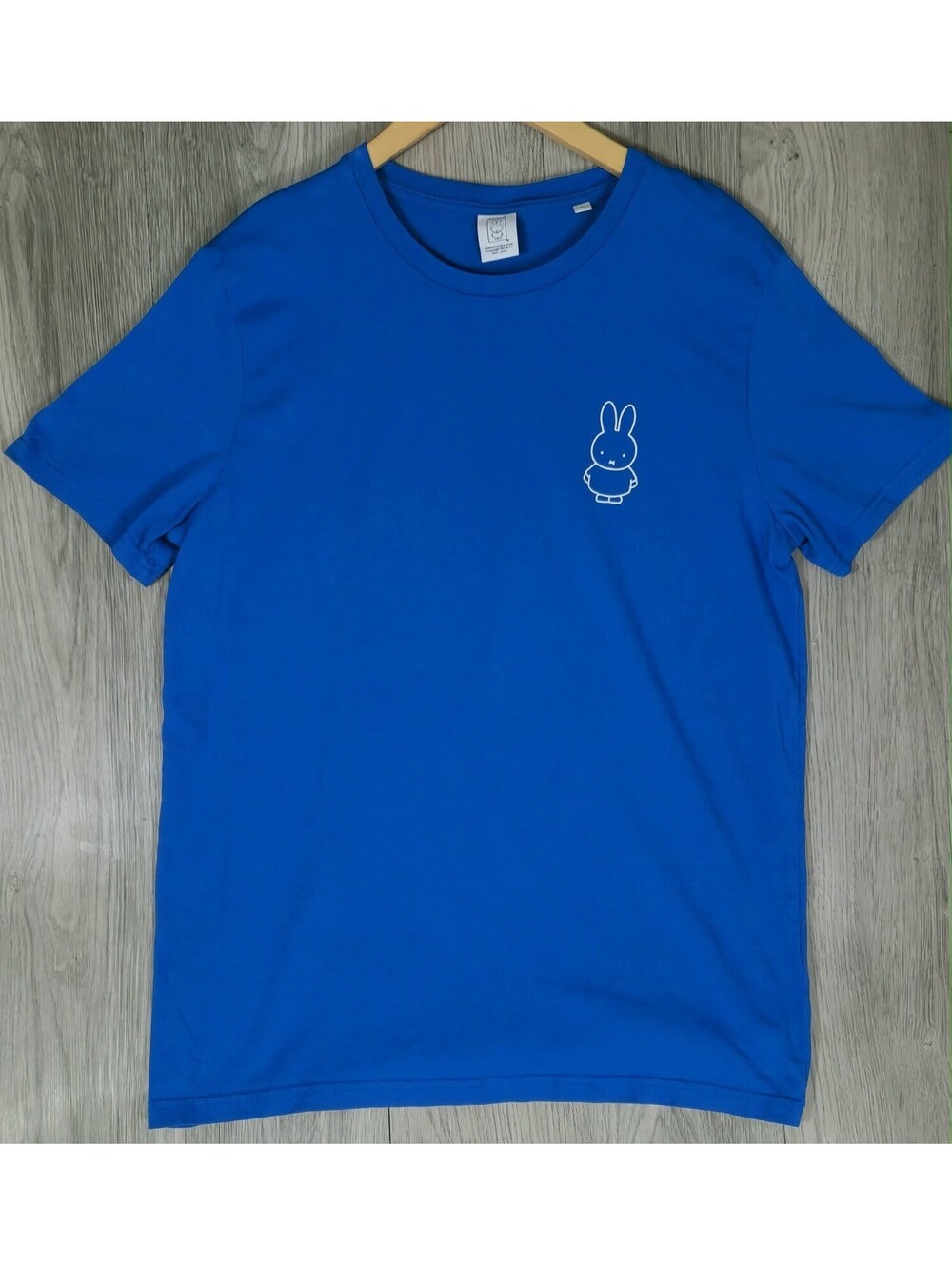 Miffy x Mercis Blue Graphic T-Shirt Men’s Large Bunny Dick Bruna Minimalist #14